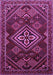 Machine Washable Persian Purple Traditional Area Rugs, wshtr1946pur