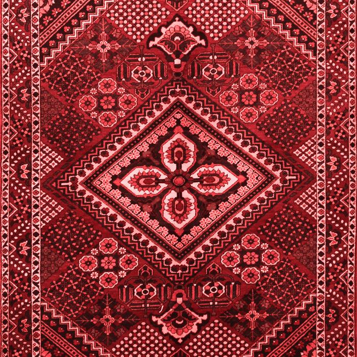 Machine Washable Persian Red Traditional Rug, wshtr1946red