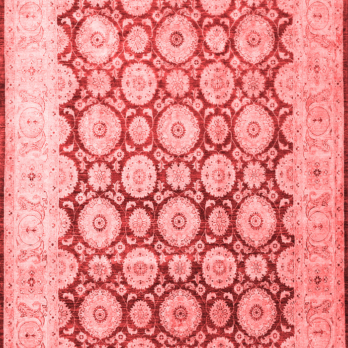 Machine Washable Persian Red Traditional Rug, wshtr1947red