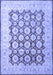 Machine Washable Persian Blue Traditional Rug, wshtr1947blu