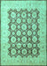 Persian Turquoise Traditional Rug, tr1947turq