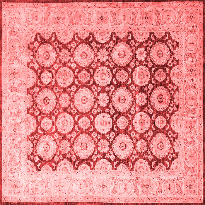Machine Washable Persian Red Traditional Rug, wshtr1947red
