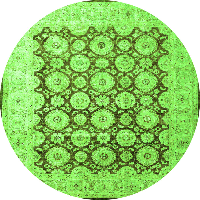 Machine Washable Persian Green Traditional Area Rugs, wshtr1947grn