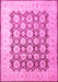 Machine Washable Persian Pink Traditional Rug, wshtr1947pnk