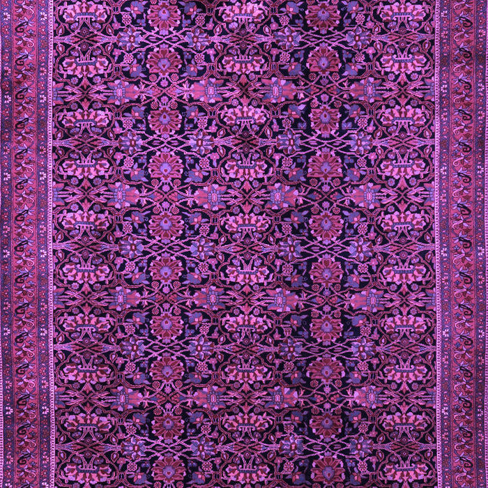 Machine Washable Persian Purple Traditional Area Rugs, wshtr1948pur