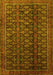 Machine Washable Persian Yellow Traditional Rug, wshtr1948yw