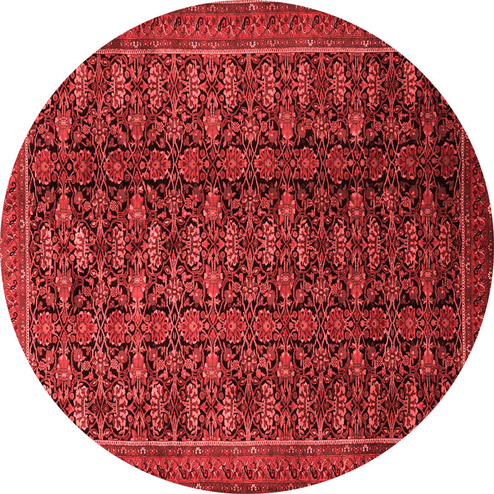 Machine Washable Persian Red Traditional Rug, wshtr1948red