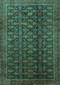 Persian Turquoise Traditional Rug, tr1948turq