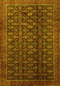 Persian Yellow Traditional Rug, tr1948yw