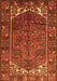 Serging Thickness of Machine Washable Persian Orange Traditional Area Rugs, wshtr1949org