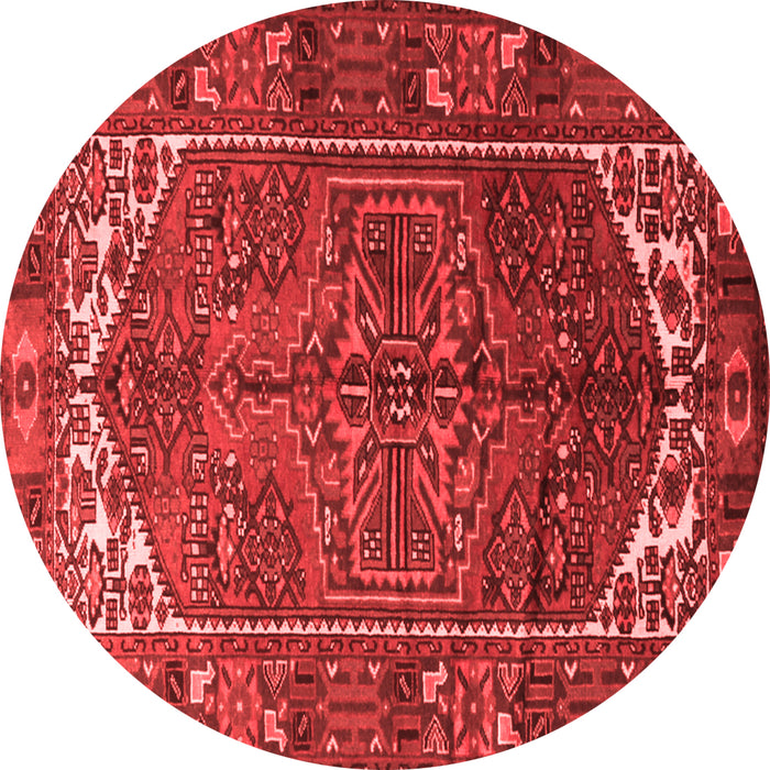 Machine Washable Persian Red Traditional Rug, wshtr1949red