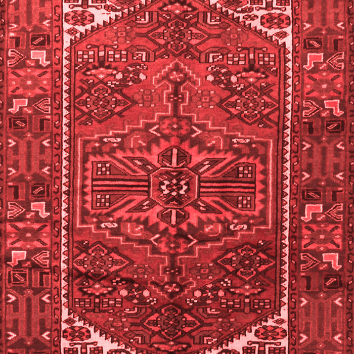 Machine Washable Persian Red Traditional Rug, wshtr1949red