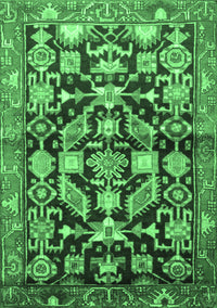 Persian Emerald Green Traditional Rug, tr194emgrn