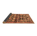 Sideview of Persian Brown Traditional Rug, tr194brn