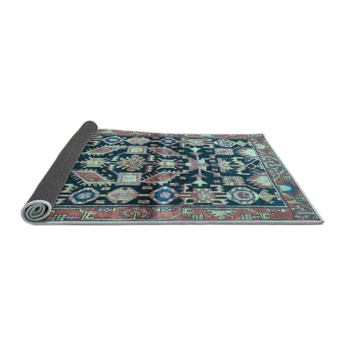 Sideview of Persian Light Blue Traditional Rug, tr194lblu