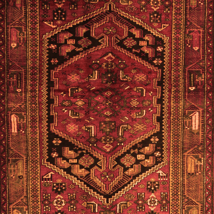Persian Orange Traditional Rug, tr1950org