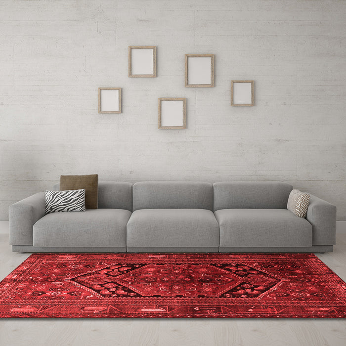 Traditional Red Washable Rugs