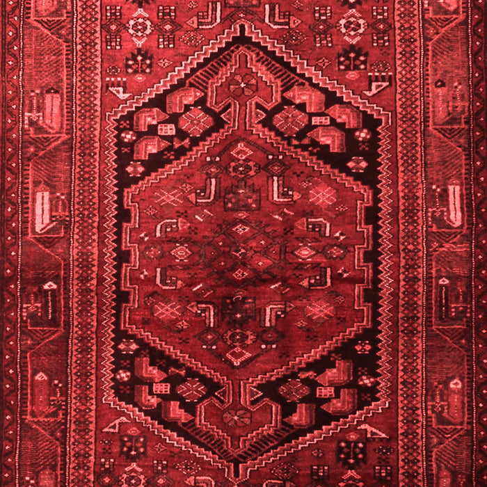 Machine Washable Persian Red Traditional Rug, wshtr1950red