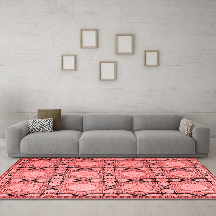 Traditional Red Washable Rugs