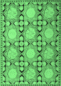 Persian Emerald Green Traditional Rug, tr1951emgrn