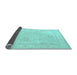 Sideview of Persian Light Blue Traditional Rug, tr1952lblu