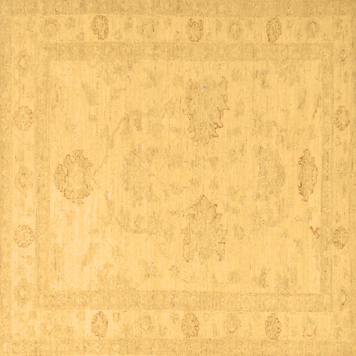 Square Persian Brown Traditional Rug, tr1952brn