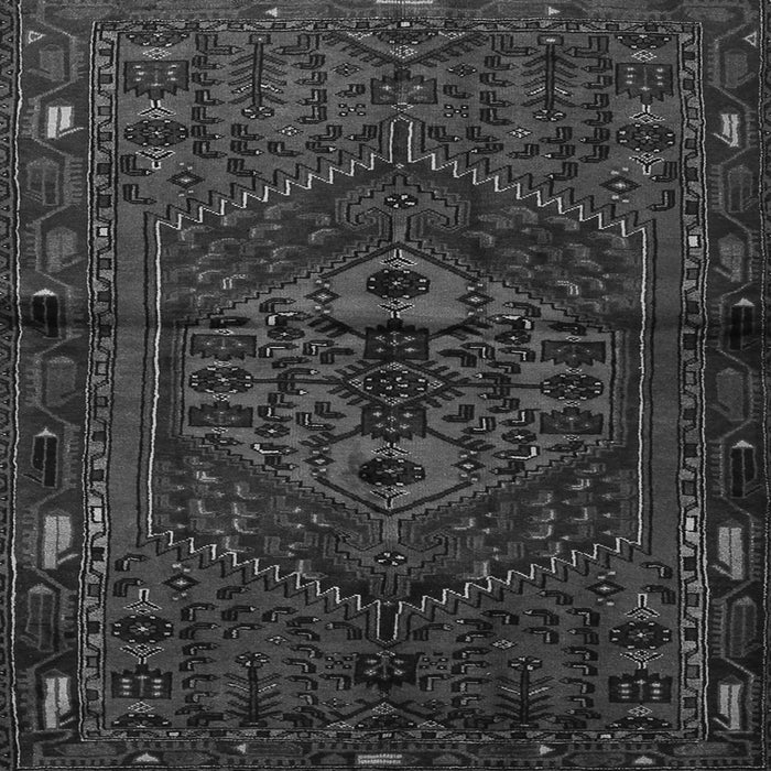 Serging Thickness of Persian Gray Traditional Rug, tr1953gry