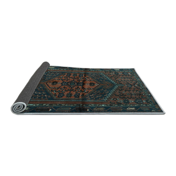 Sideview of Persian Light Blue Traditional Rug, tr1953lblu