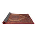 Sideview of Traditional Rust Pink Medallion Rug, tr1954