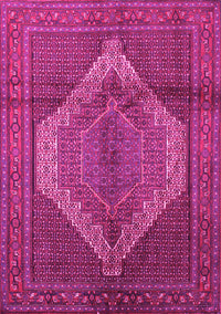 Medallion Pink Traditional Rug, tr1954pnk