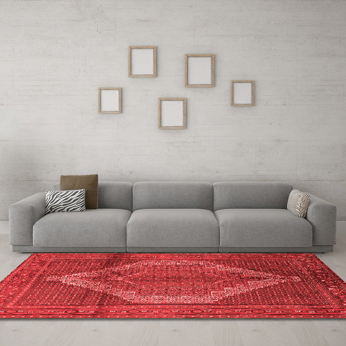 Traditional Red Washable Rugs