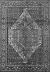 Medallion Gray Traditional Rug, tr1954gry