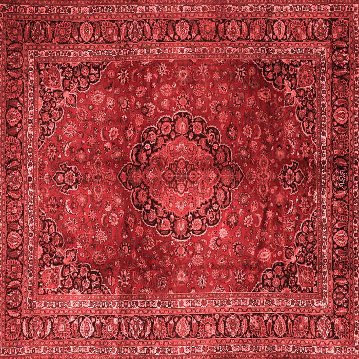 Medallion Red Traditional Rug, tr1955red