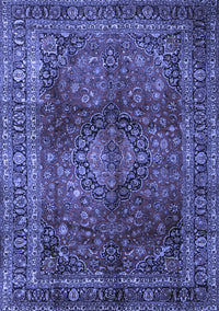 Medallion Blue Traditional Rug, tr1955blu