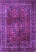 Medallion Purple Traditional Rug, tr1955pur