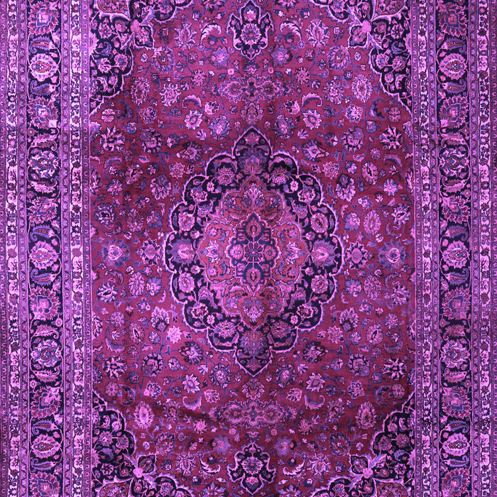 Medallion Purple Traditional Rug, tr1955pur