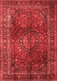 Medallion Red Traditional Rug, tr1955red