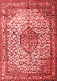 Medallion Red Traditional Rug, tr1956red