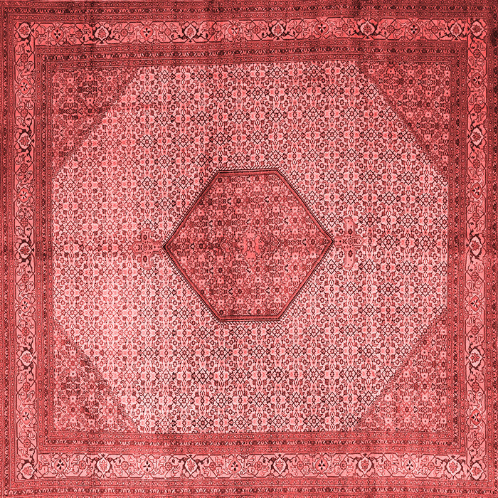 Medallion Red Traditional Rug, tr1956red