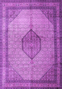 Medallion Purple Traditional Rug, tr1956pur