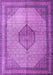 Medallion Purple Traditional Rug, tr1956pur