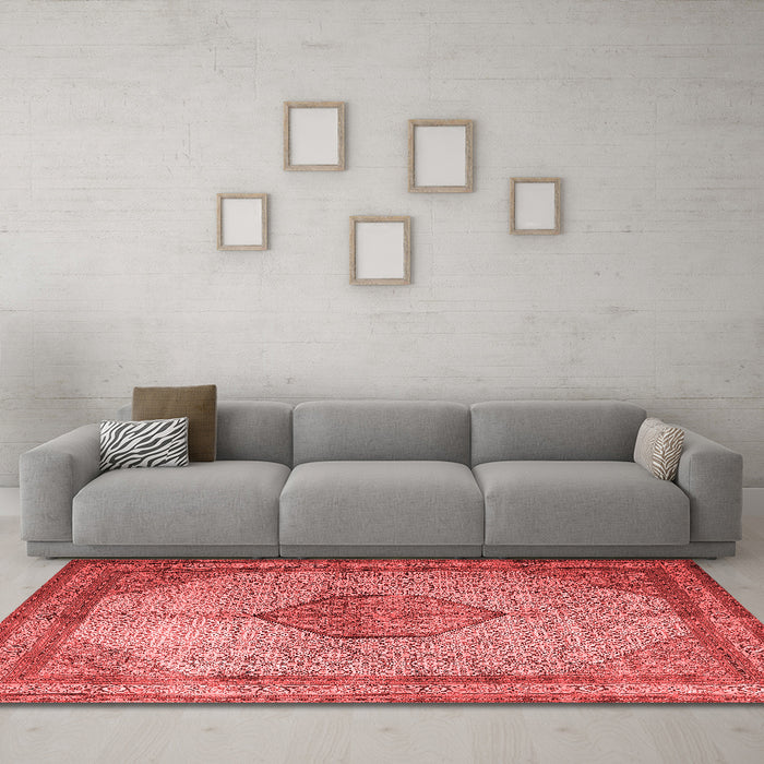 Traditional Red Washable Rugs