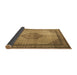 Sideview of Medallion Brown Traditional Rug, tr1956brn