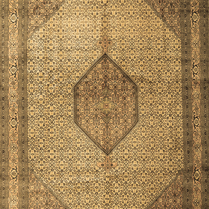 Medallion Brown Traditional Rug, tr1956brn