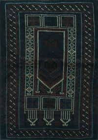 Persian Light Blue Traditional Rug, tr1957lblu