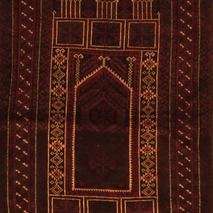 Serging Thickness of Machine Washable Persian Orange Traditional Area Rugs, wshtr1957org