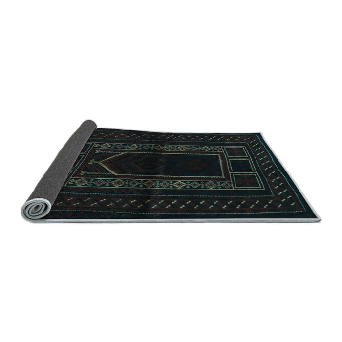 Sideview of Persian Light Blue Traditional Rug, tr1957lblu
