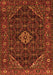 Serging Thickness of Machine Washable Persian Orange Traditional Area Rugs, wshtr1958org