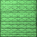 Square Machine Washable Persian Emerald Green Traditional Area Rugs, wshtr1959emgrn