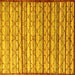 Square Persian Yellow Traditional Rug, tr1959yw